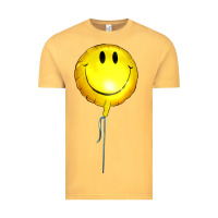 Vintage Mustard Balloon smile Vintage Tee - Artiststas