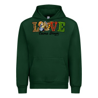 Forest Green Love Came Down Baby Jesus Christmas Urban Hoodie - RanaPortraitStore