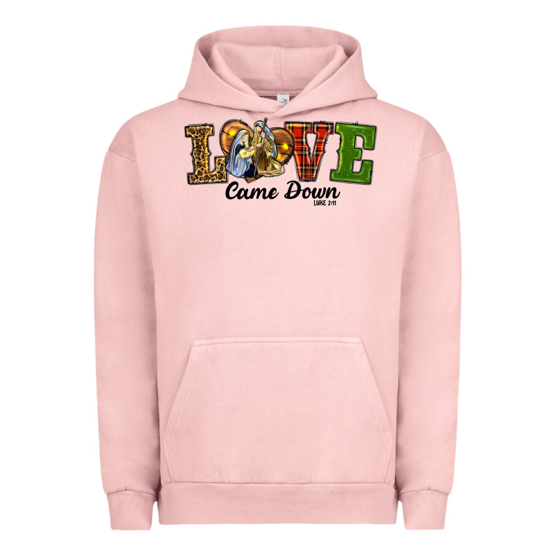 Love Came Down Baby Jesus Christmas Urban Hoodie by RanaPortraitStore | Teevron