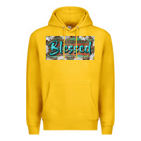 Lemon Blessed With Daisy And Leopard Premium Hoodie - RanaPortraitStore