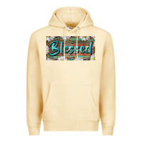 Pina Colada Blessed With Daisy And Leopard Premium Hoodie - RanaPortraitStore