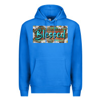 True Royal Blessed With Daisy And Leopard Premium Hoodie - RanaPortraitStore