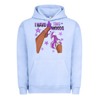 Pigment Grape Ice Purple I Have Two Moods Afro Girl Sneakers Urban Hoodie - texasbilliewilder