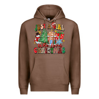 Chestnut just a girl who loves christmas Premium Hoodie - Zillion Design Studio