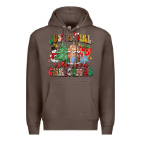 Coffee just a girl who loves christmas Premium Hoodie - Zillion Design Studio