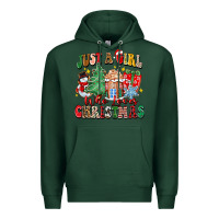 Sports Green just a girl who loves christmas Premium Hoodie - Zillion Design Studio