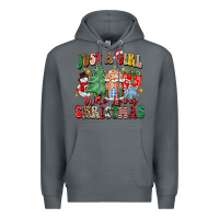 Rock just a girl who loves christmas Premium Hoodie - Zillion Design Studio