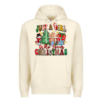 Sandshell just a girl who loves christmas Premium Hoodie - Zillion Design Studio