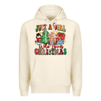 Tofu just a girl who loves christmas Premium Hoodie - Zillion Design Studio