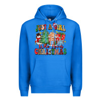 True Royal just a girl who loves christmas Premium Hoodie - Zillion Design Studio