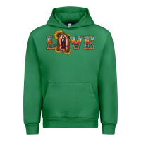 Emerald Love Lady Of Guadalupe Urban Hoodie - RanaPortraitStore