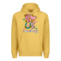 Antique Gold love western cowboy Premium Hoodie - texasbilliewilder