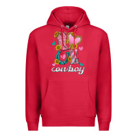 Cardinal love western cowboy Premium Hoodie - texasbilliewilder