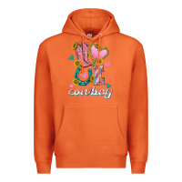 Carrot love western cowboy Premium Hoodie - texasbilliewilder