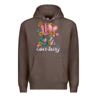 Coffee love western cowboy Premium Hoodie - texasbilliewilder