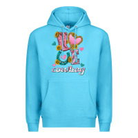 Ocean Blue love western cowboy Premium Hoodie - texasbilliewilder