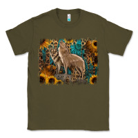 Army Green Western Wolves Classic Tee - Jasminsmagicworld