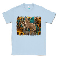 Dusty Blue Western Wolves Classic Tee - Jasminsmagicworld