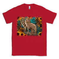 Red Western Wolves Classic Tee - Jasminsmagicworld