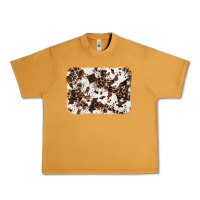 Peanut Butter cowhide leopard background Urban Heavy Tee - RanaPortraitStore