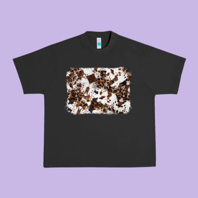 Cowhide Leopard Background Urban Heavy Tee Designed By Ranaportraitstore