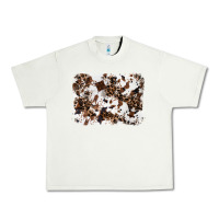 Pistachio cowhide leopard background Urban Heavy Tee - RanaPortraitStore