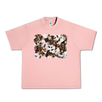 Salmon cowhide leopard background Urban Heavy Tee - RanaPortraitStore