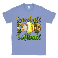 Colony Blue Baseball Dad Softball Classic Tee - BundleAndBundleShop