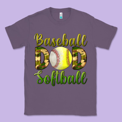 Baseball Dad Softball Classic Tee Designed By Bundleandbundleshop