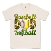 Natural Baseball Dad Softball Classic Tee - BundleAndBundleShop