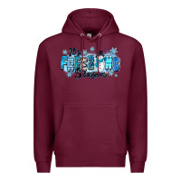 Burgundy it's freezing season Premium Hoodie - Zillion Design Studio