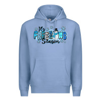 Colony Blue it's freezing season Premium Hoodie - Zillion Design Studio
