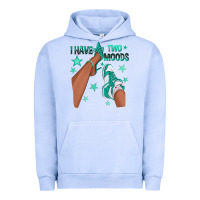 Pigment Grape Ice Teal I Have Two Moods Afro Girl Sneakers Urban Hoodie - texasbilliewilder