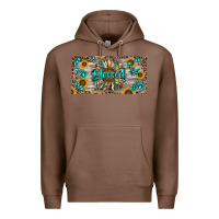 Chestnut Blessed With Sunflower And Gemstone Premium Hoodie - RanaPortraitStore