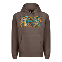 Coffee Blessed With Sunflower And Gemstone Premium Hoodie - RanaPortraitStore