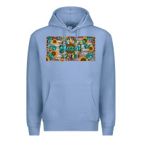 Colony Blue Blessed With Sunflower And Gemstone Premium Hoodie - RanaPortraitStore