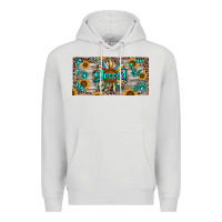 Dove Grey Blessed With Sunflower And Gemstone Premium Hoodie - RanaPortraitStore