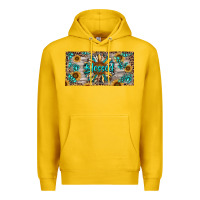 Lemon Blessed With Sunflower And Gemstone Premium Hoodie - RanaPortraitStore