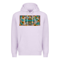 Lilac Blessed With Sunflower And Gemstone Premium Hoodie - RanaPortraitStore