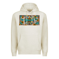 Oatmeal Heather Blessed With Sunflower And Gemstone Premium Hoodie - RanaPortraitStore