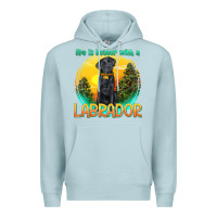 Blue Mist life is better with a labrador Premium Hoodie - texasbilliewilder