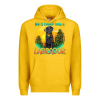 Lemon life is better with a labrador Premium Hoodie - texasbilliewilder