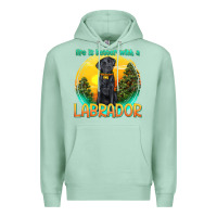 Seafoam life is better with a labrador Premium Hoodie - texasbilliewilder