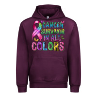 Cancer Survivor In All Colors Urban Hoodie | Teevron