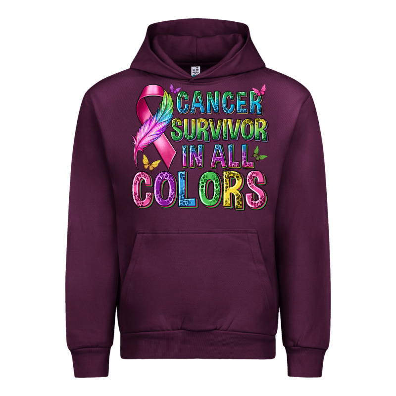 Cancer Survivor In All Colors Urban Hoodie by texasbilliewilder | Teevron