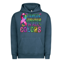 Pigment Midnight Navy cancer survivor in all colors Urban Hoodie - texasbilliewilder