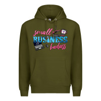 Army Green small business badass Premium Hoodie - texasbilliewilder