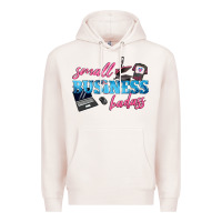 Pale Pink small business badass Premium Hoodie - texasbilliewilder