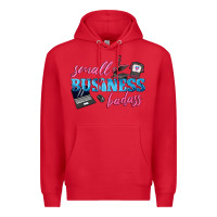 Red small business badass Premium Hoodie - texasbilliewilder