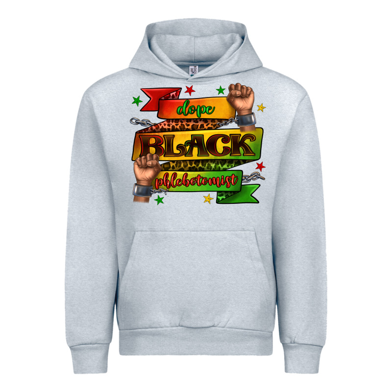 Dope Black Phlebotomist Juneteenth Urban Hoodie by texasbilliewilder | Teevron